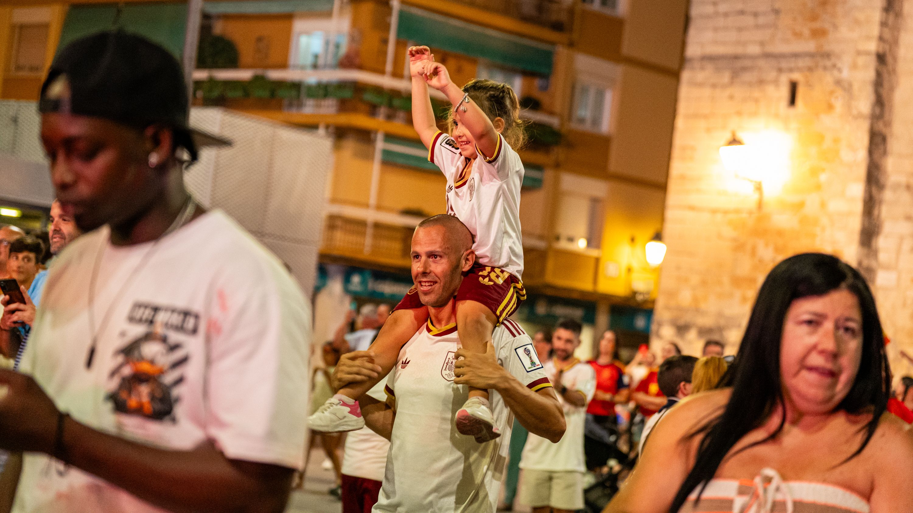 Lucena celebra el Mundial de Fútbol