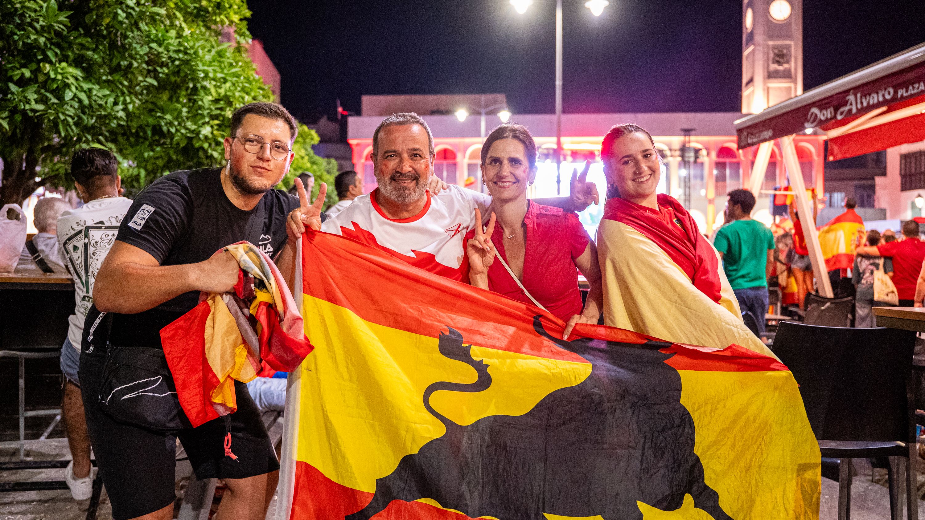 Lucena celebra el Mundial de Fútbol