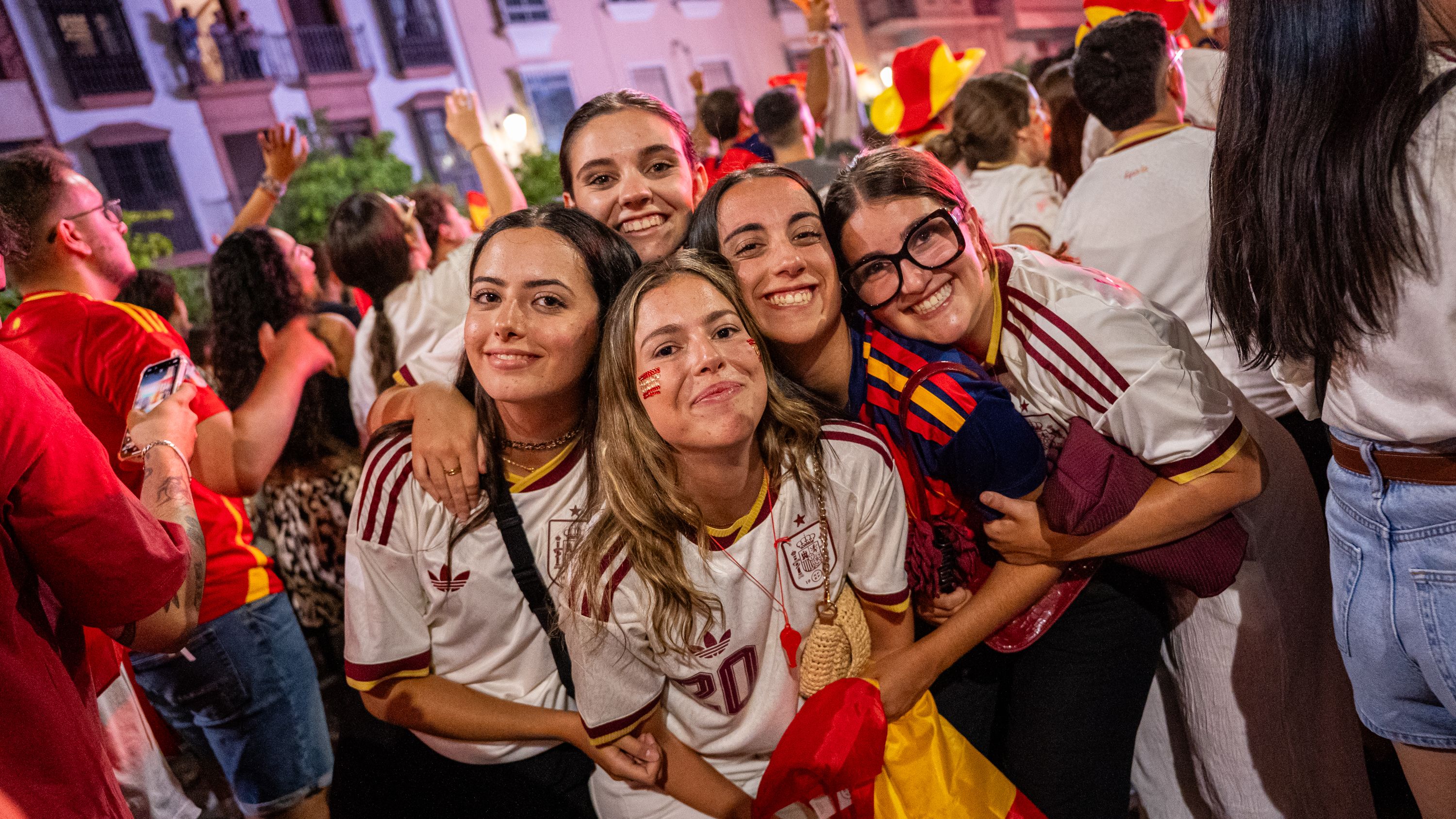 Lucena celebra el Mundial de Fútbol