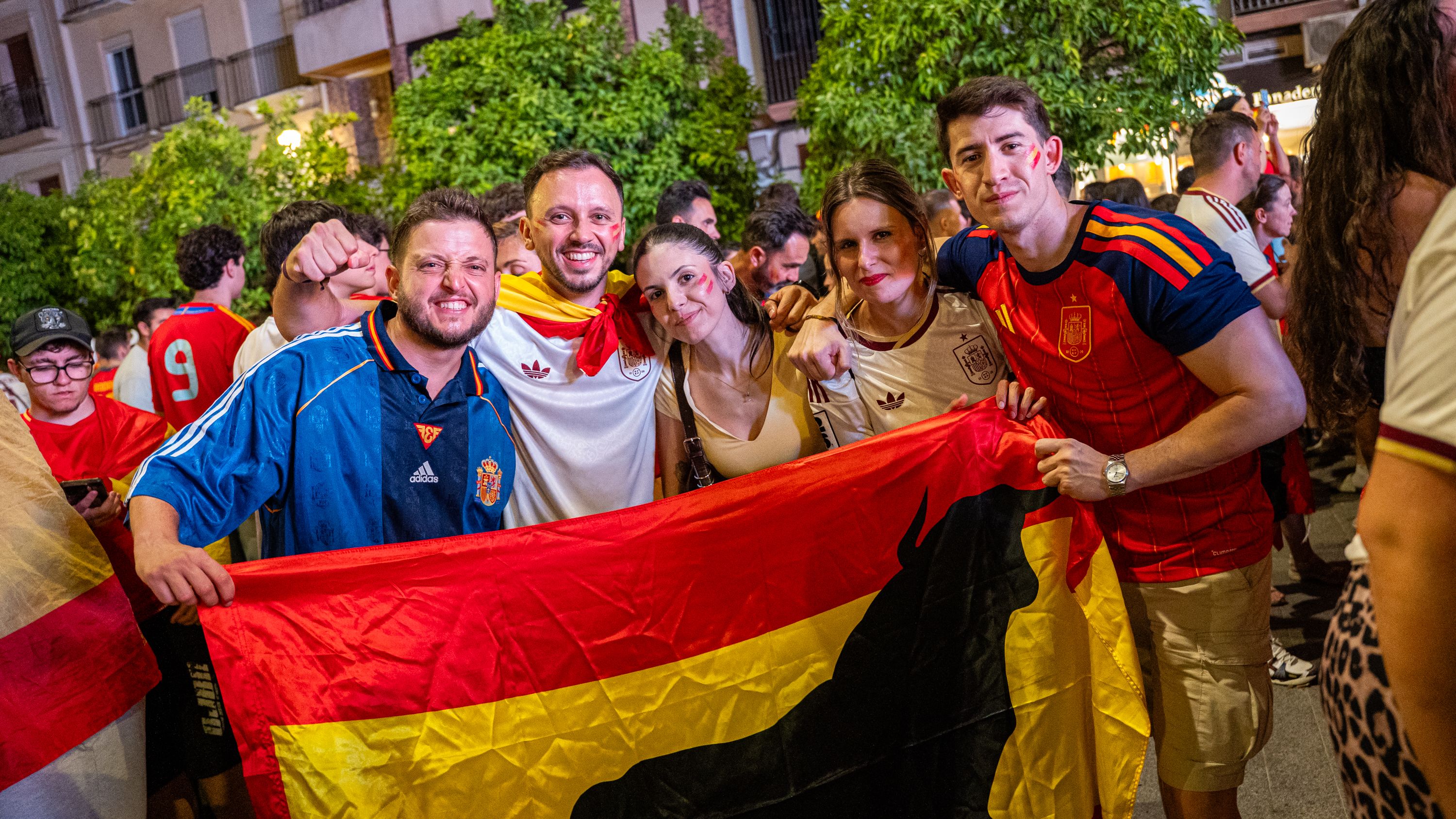Lucena celebra el Mundial de Fútbol