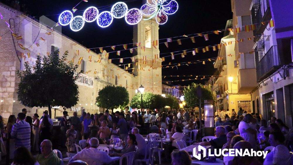 Una imagen de la celebración de las fiestas del barrio de Santiago durante al pasado año.