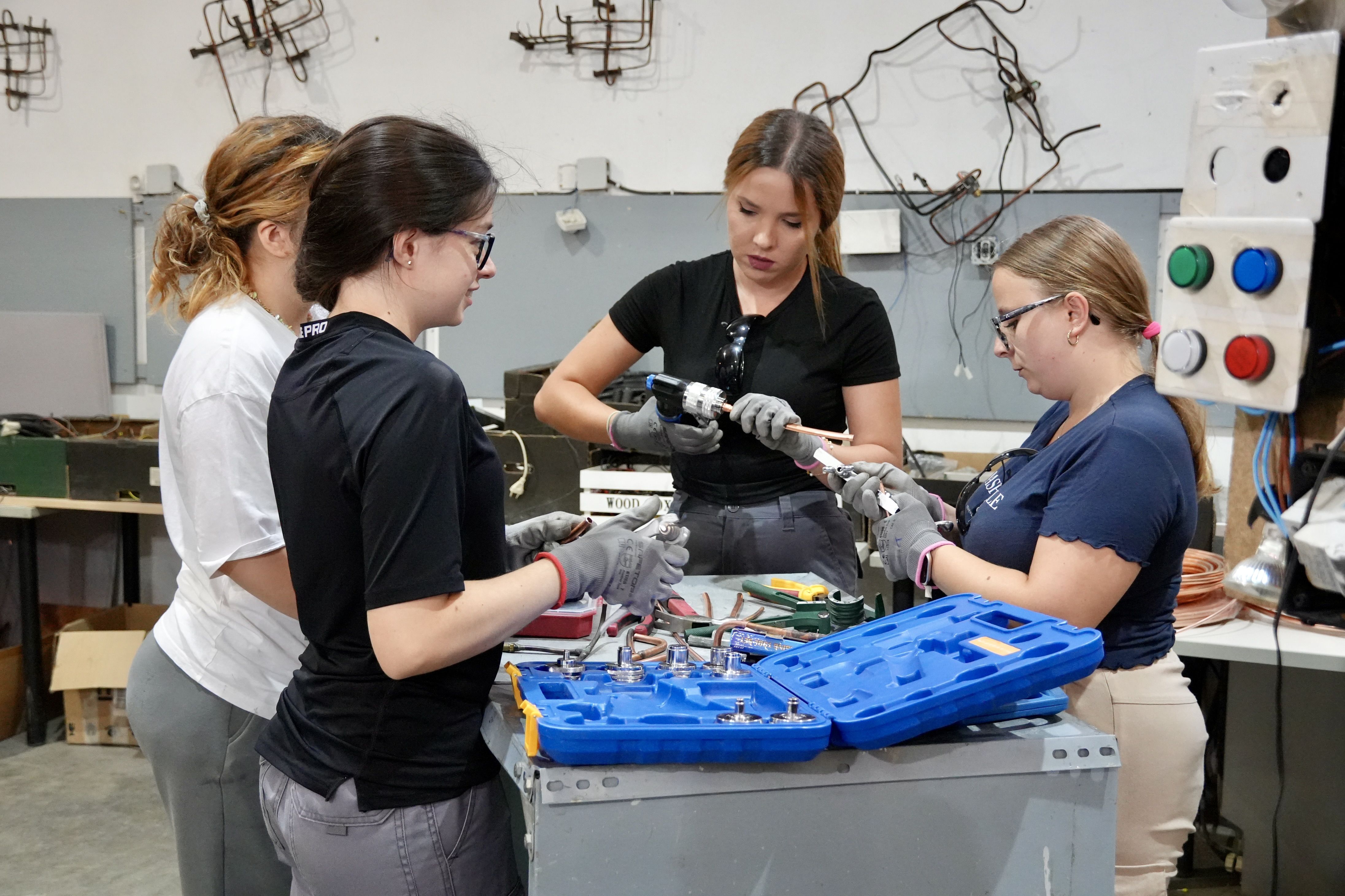 Algunos de los alumnos participantes en este curso