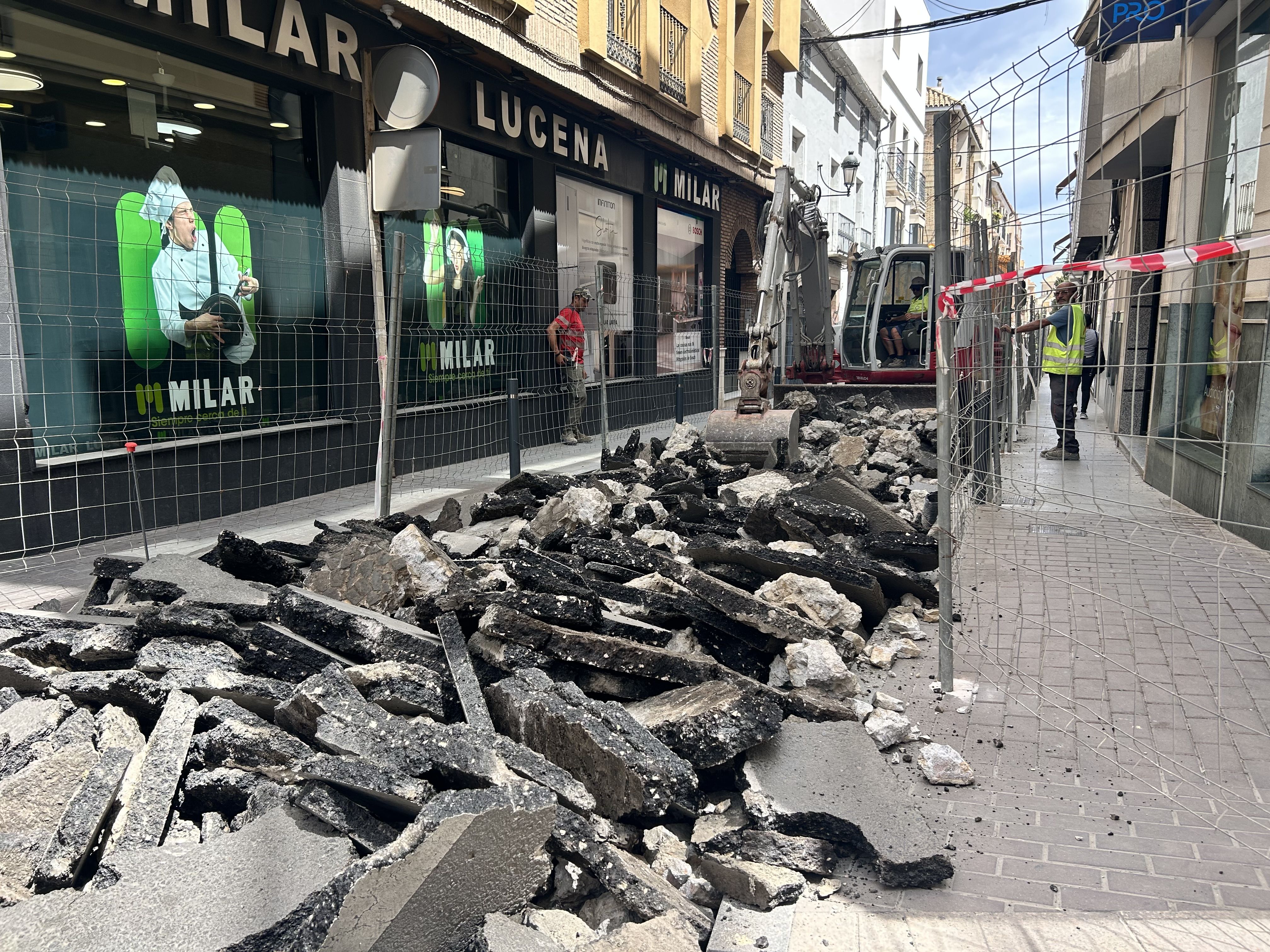 Se inician las obras en la calle Juan Jiménez Cuenca