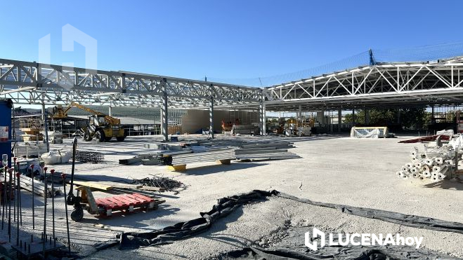 Obras del fututo Mercadona de Lucena