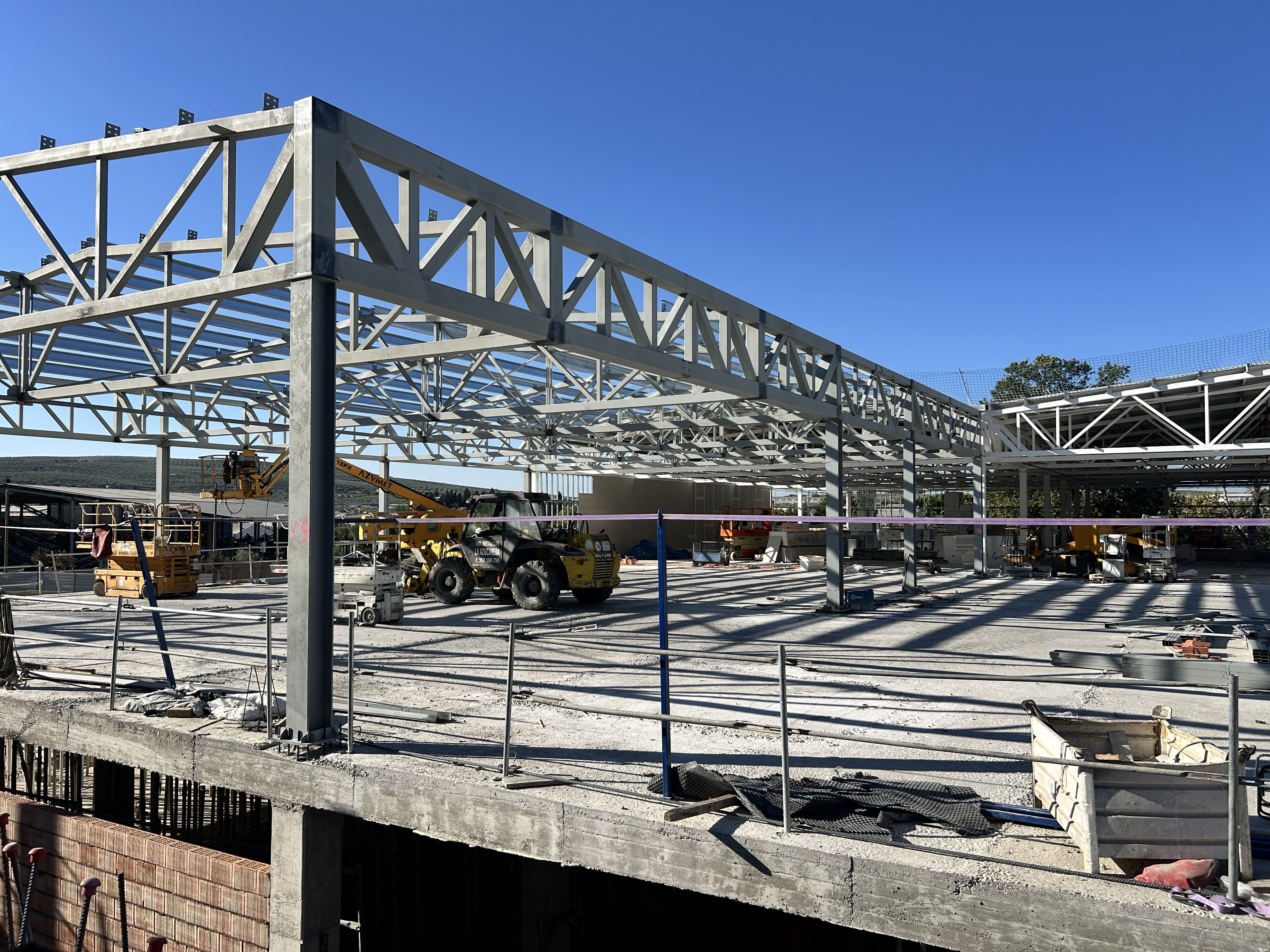 Obras del fututo Mercadona de Lucena