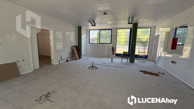 Imagen del espacio que acogerá la cocina del nuevo comedor escolar del CEIP Antonio Machado. Imagen del espacio que acogerá la cocina del nuevo comedor escolar del CEIP Antonio Machado.