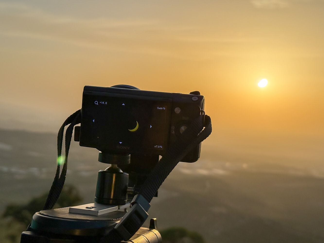 Eclipse solar en la Sierra de Aras 17