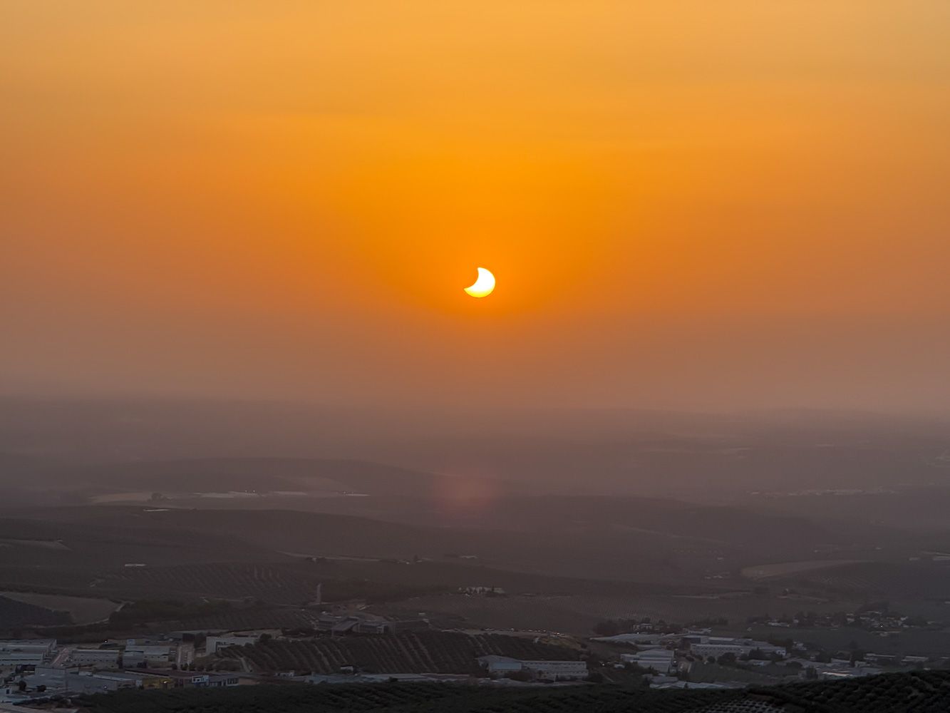 Eclipse solar en la Sierra de Aras 20