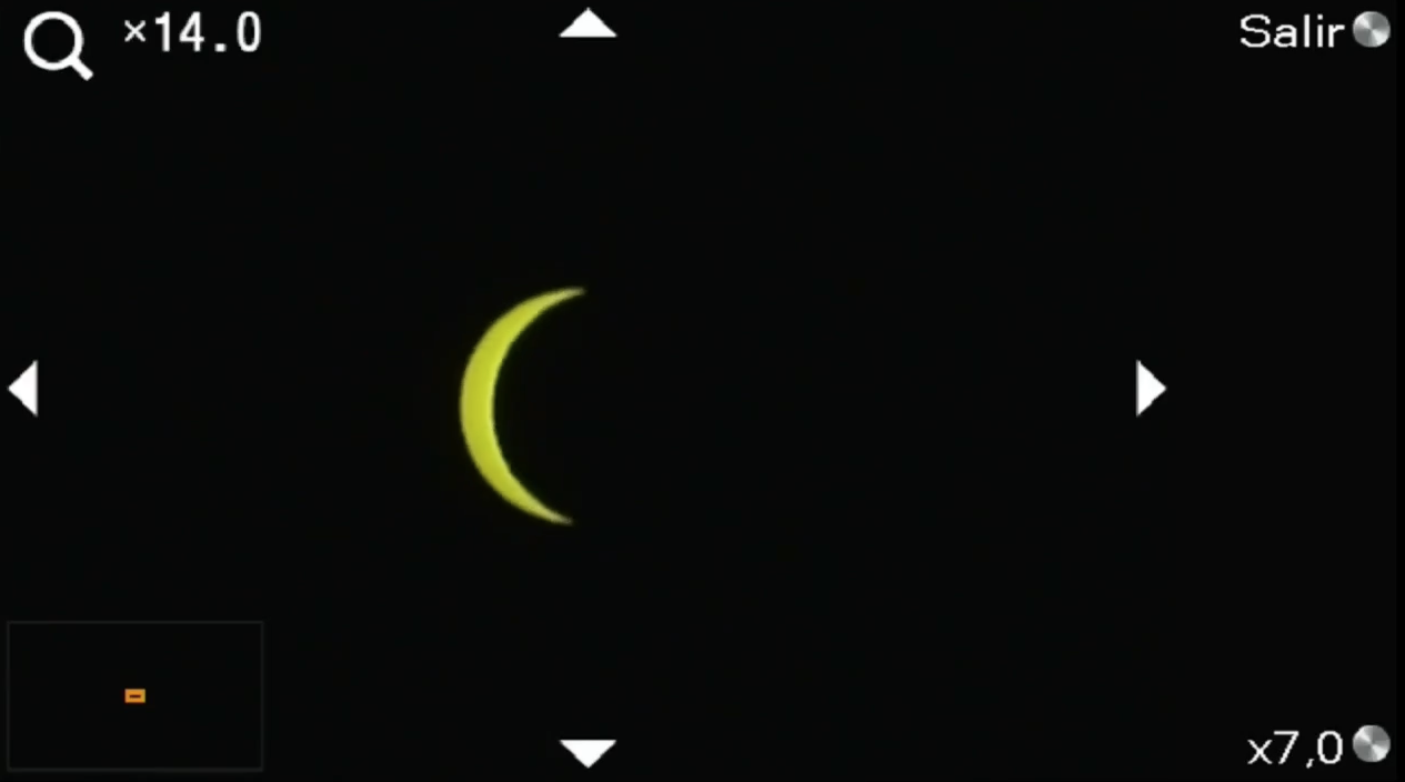 Eclipse solar en la Sierra de Aras. (Imagen: Juanlu Medina)