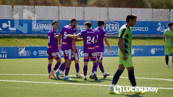 Los jugadores del Ciudad de Lucena celebran el segundo tanto Los jugadores del Ciudad de Lucena celebran el segundo tanto