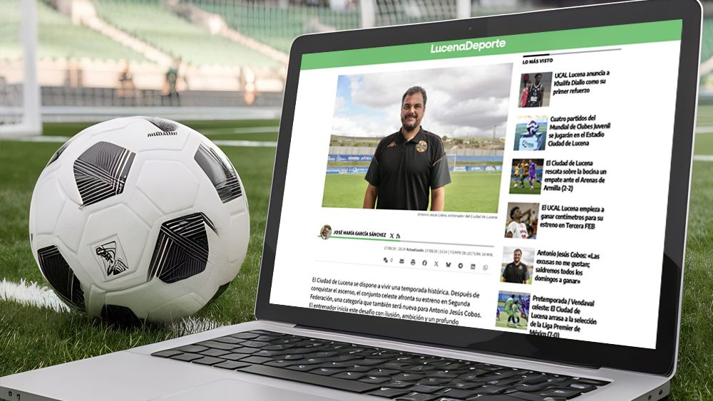 LucenaDeportes.com estará online a partir del próximo viernes 4 de septiembre 