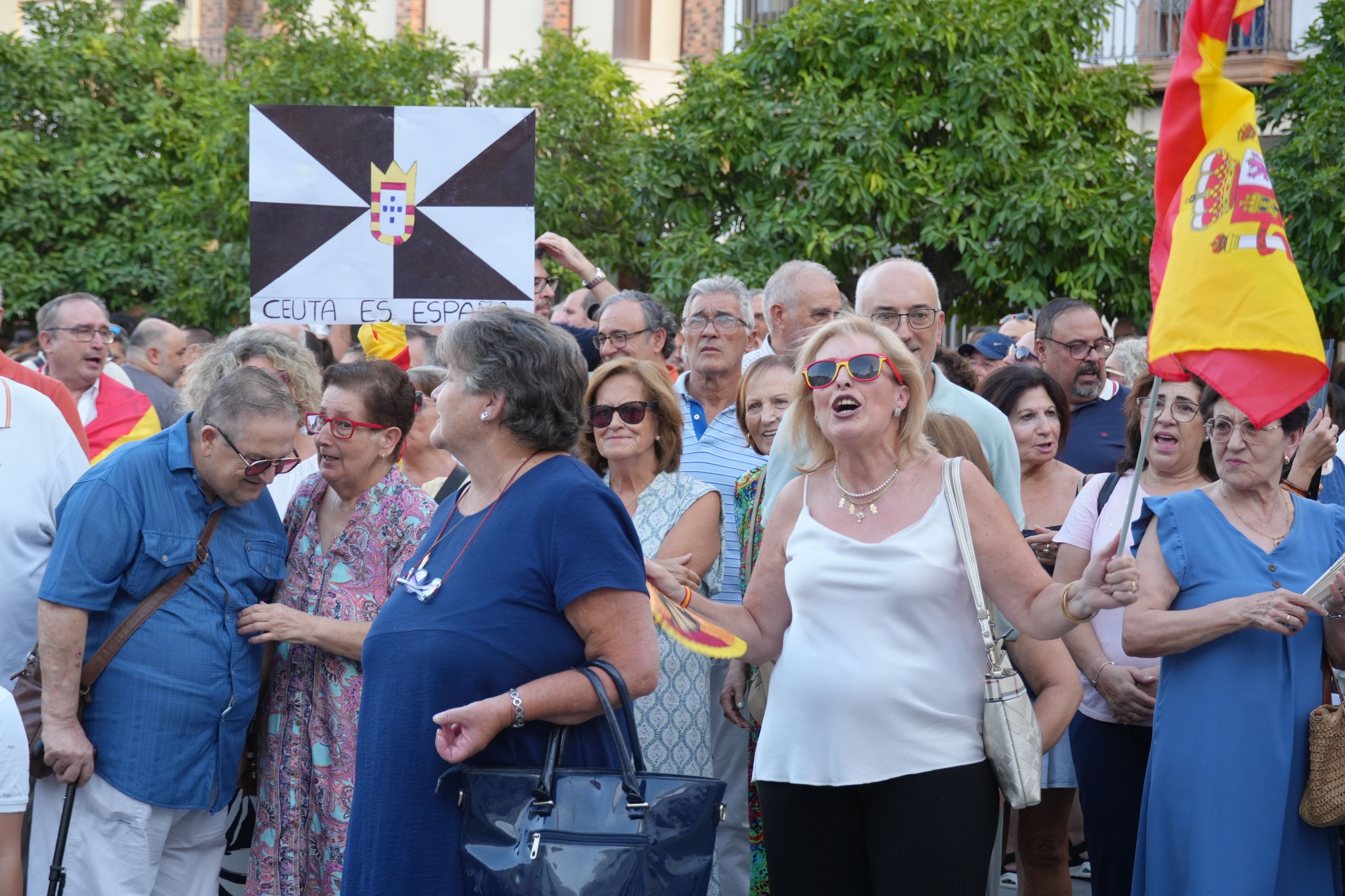 Concentración de apoyo a Ceuta en Lucena