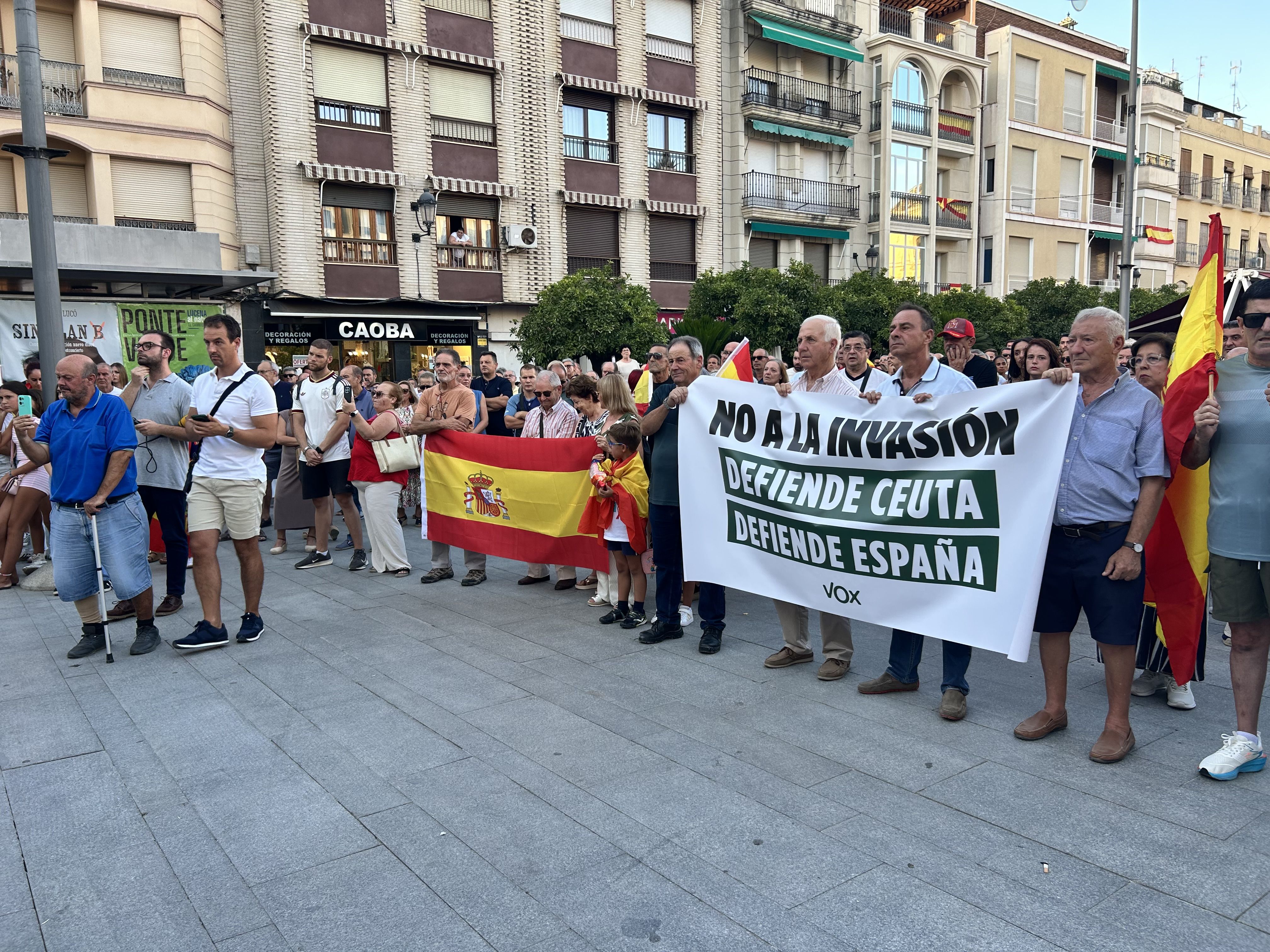 Concentración de apoyo a Ceuta en Lucena
