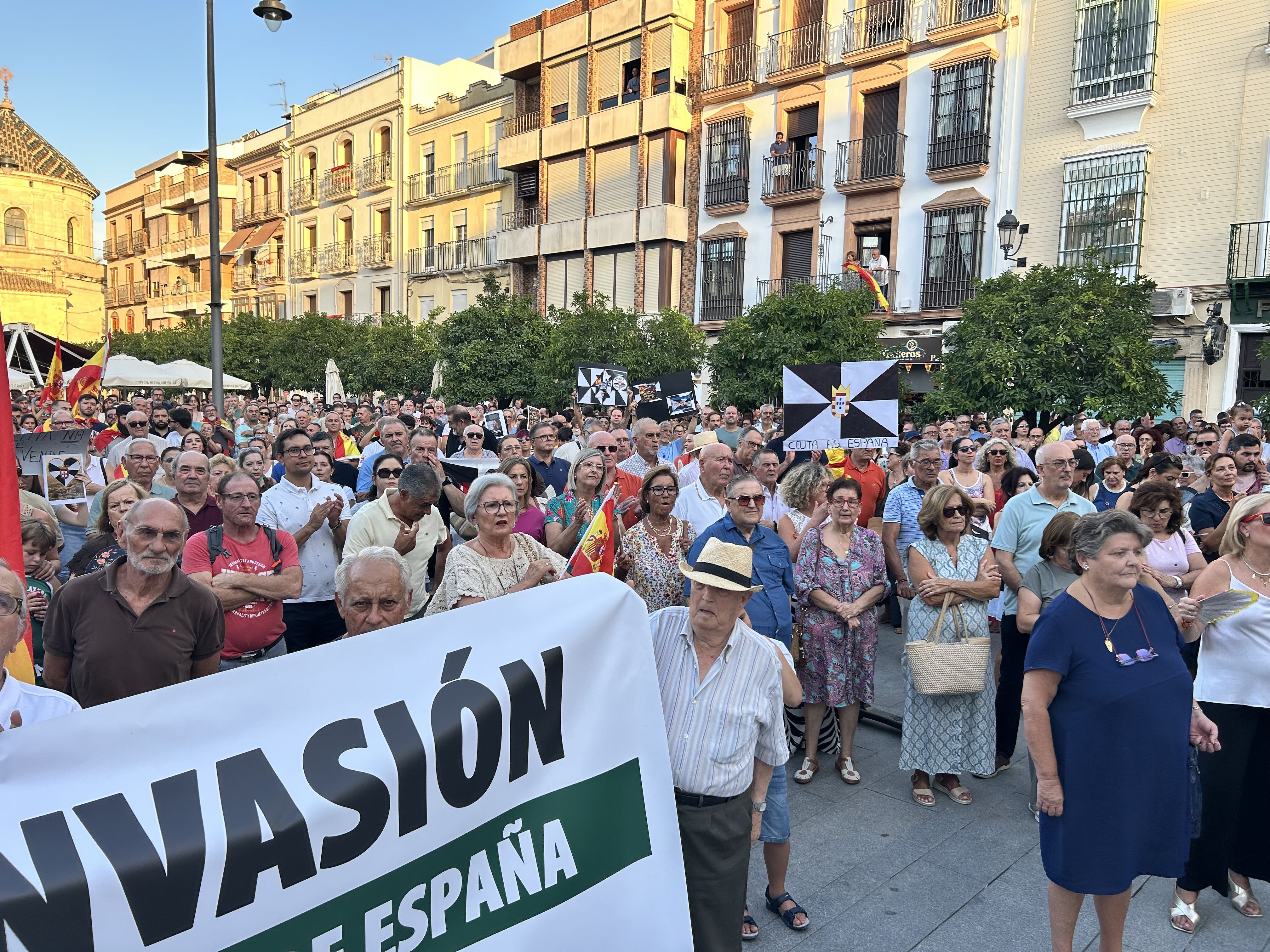 Concentración de apoyo a Ceuta en Lucena