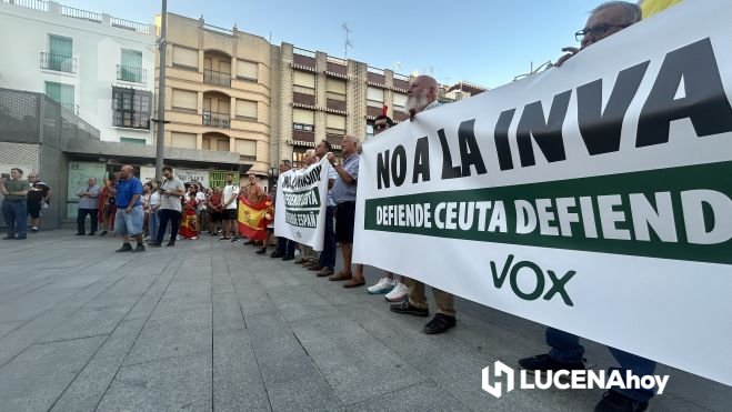 Concentración de apoyo a Ceuta en Lucena Concentración de apoyo a Ceuta en Lucena