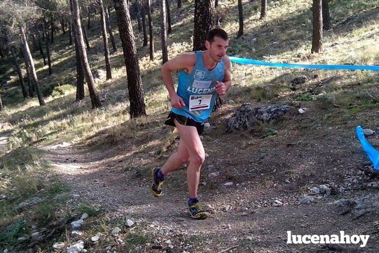  Antonio Manjón-Cabeza Torres, miembro de la selección andaluza de carreras por montaña en el año 2016. 