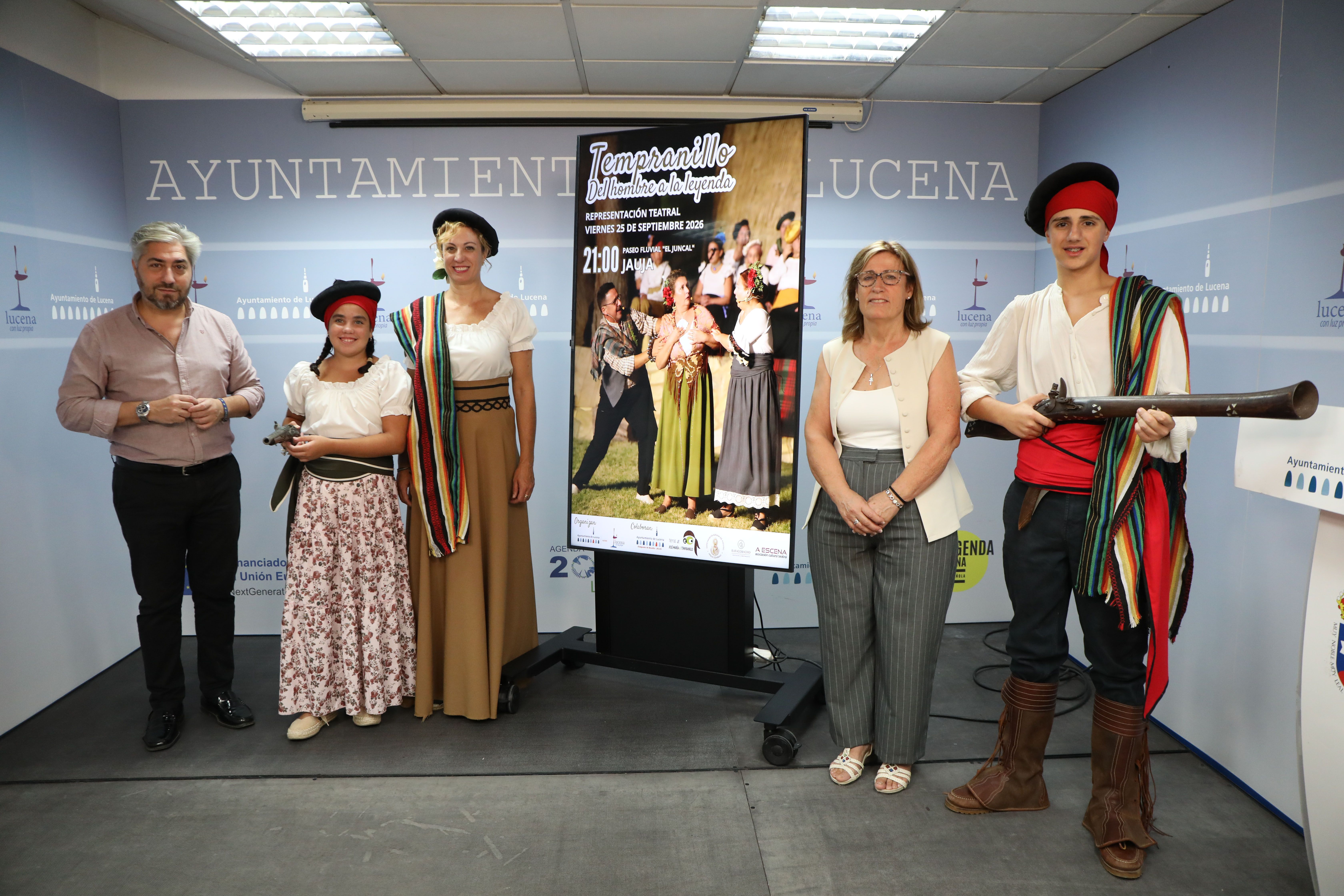 Presentación de la nueva edición de  la representación teatral "Tempranillo, del Hombre a la Leyenda"