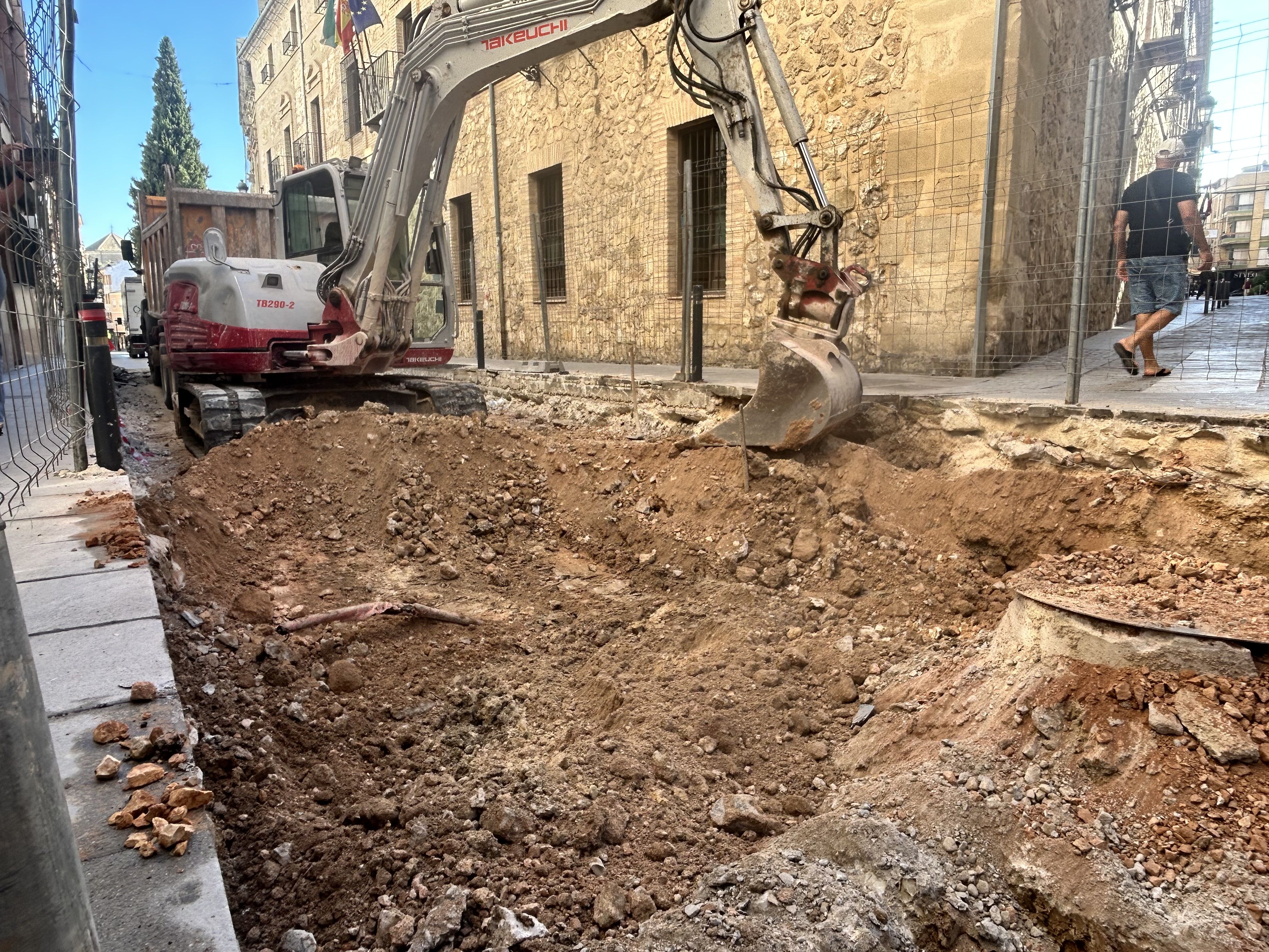 Punto en el que se ha producido el incidente, en la confluencia de las calle el Agua y Canalejas