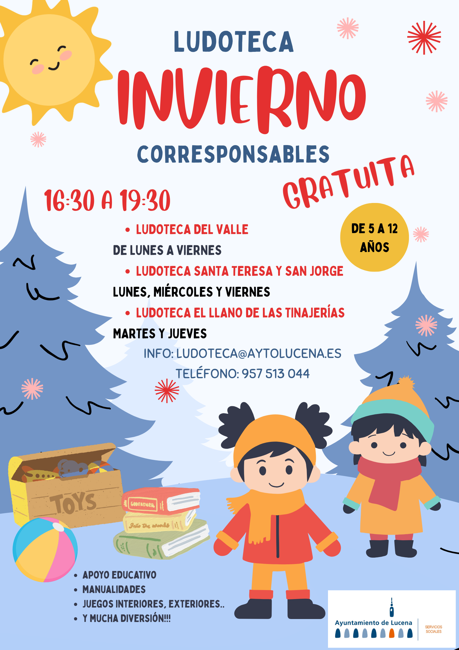 CARTEL Ludoteca de Invierno 2026 CARTEL Ludoteca de Invierno 2026