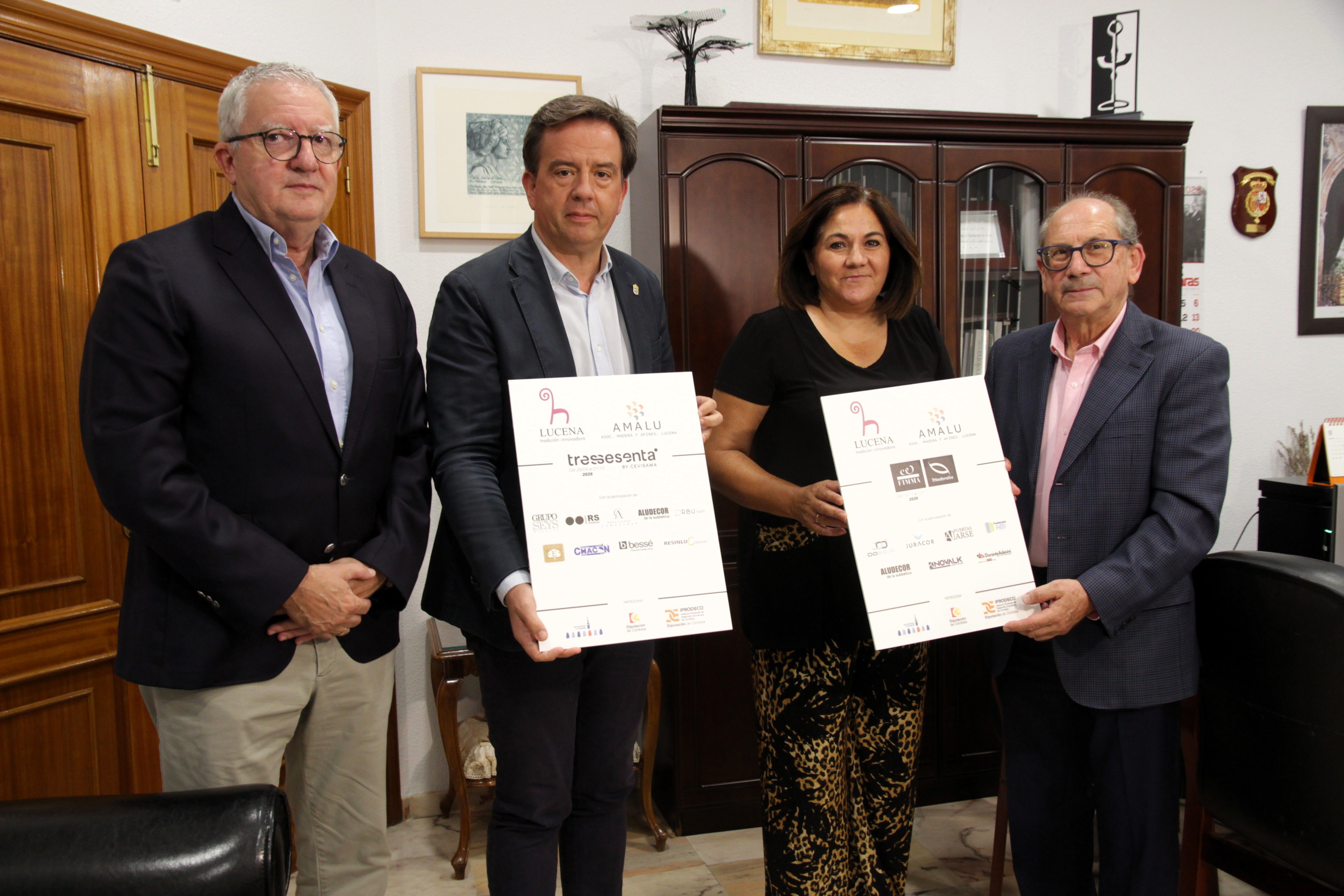 Un momento de la firma del convenio entre Ayuntamiento de Lucena y Amalu Un momento de la firma del convenio entre Ayuntamiento de Lucena y Amalu