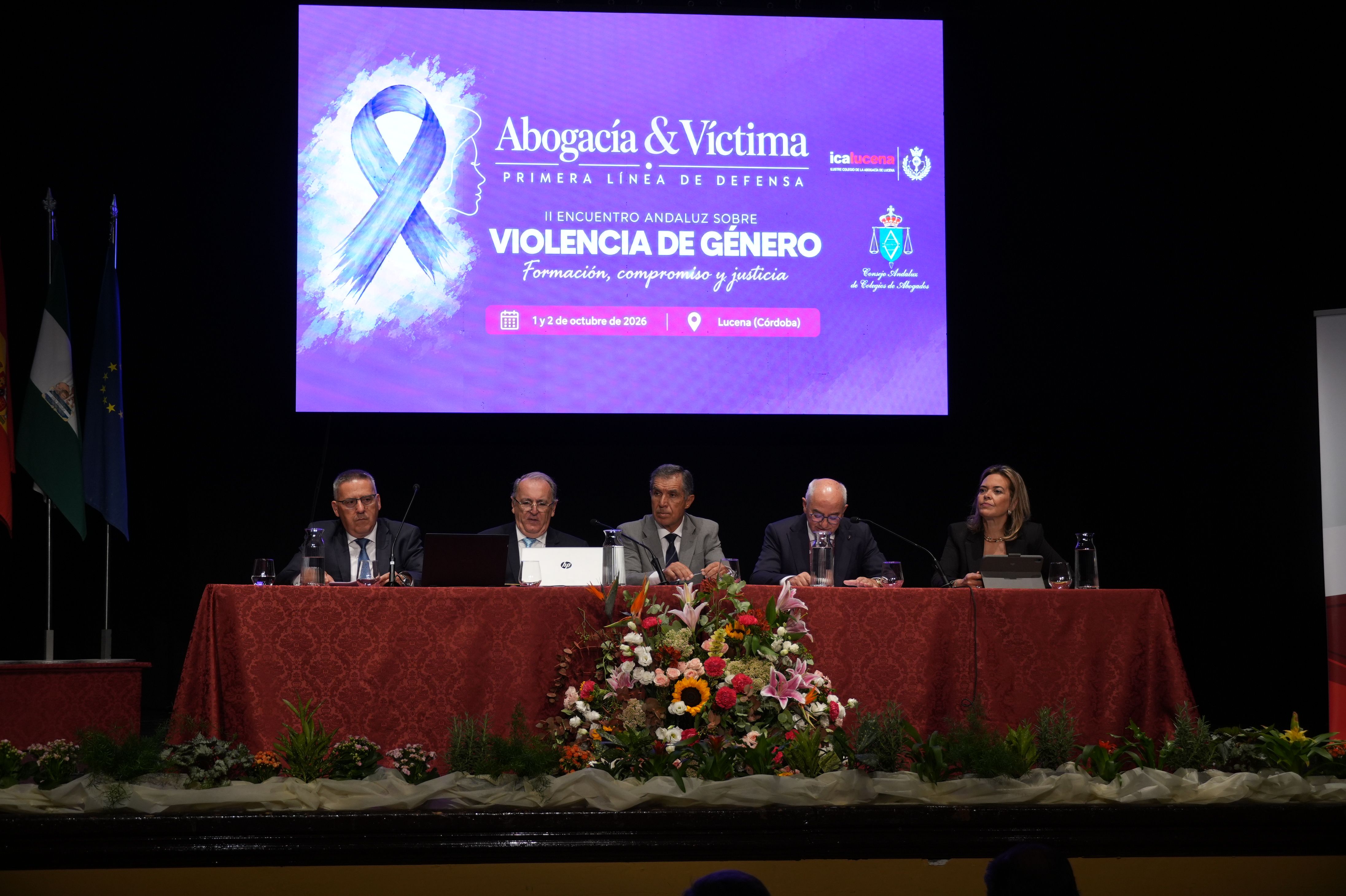 Inauguración de las jornadas en el Palacio Erisana