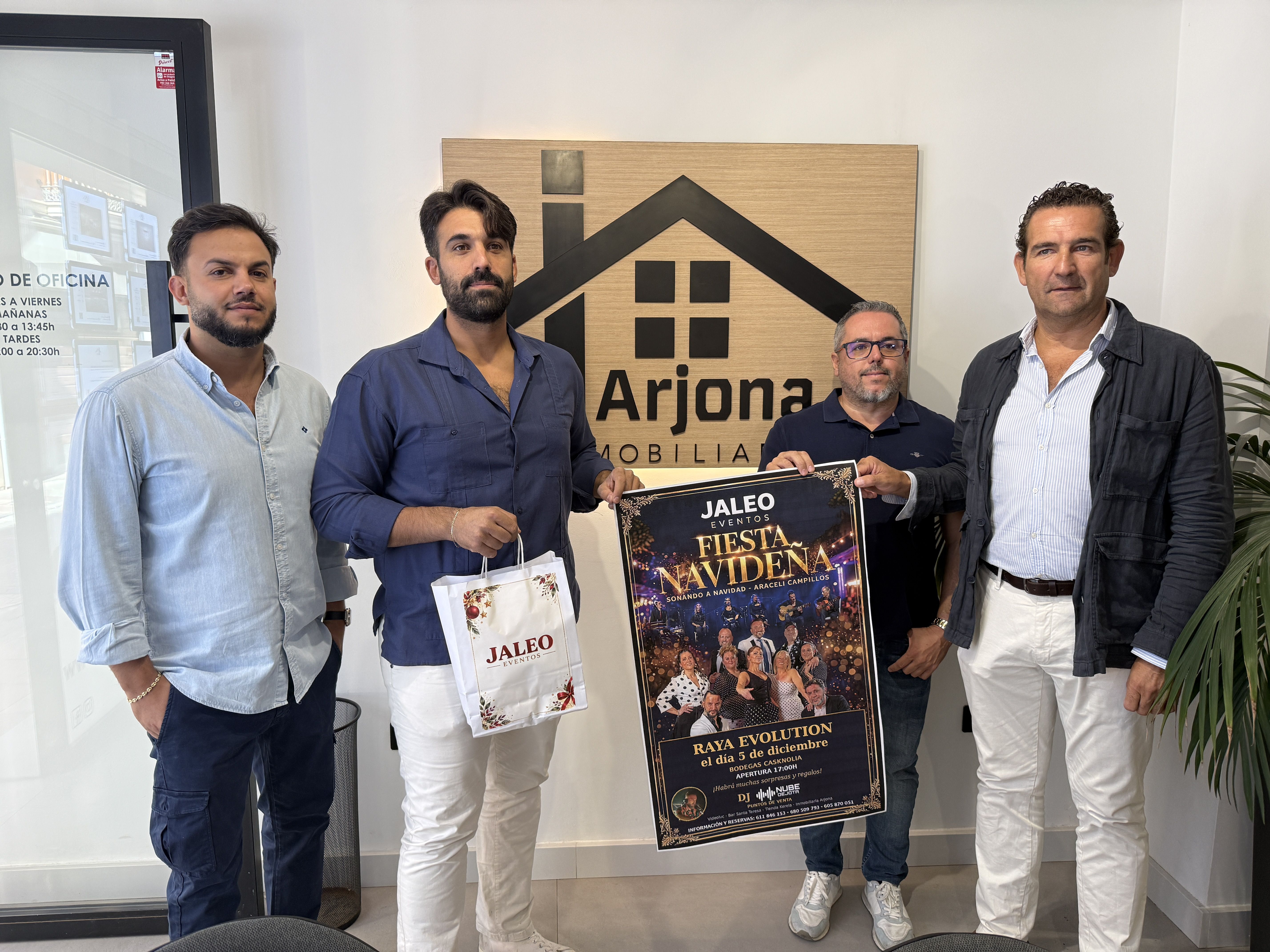 Presentación del evento en las instalaciones de Inmobiliaria Arjona