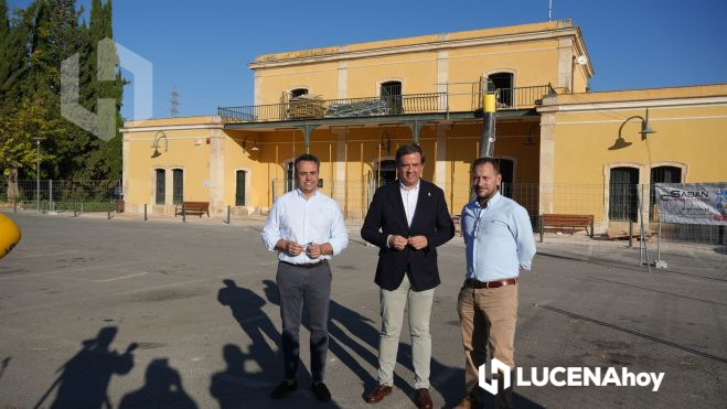 Presentación de las obras del edificio de la estración