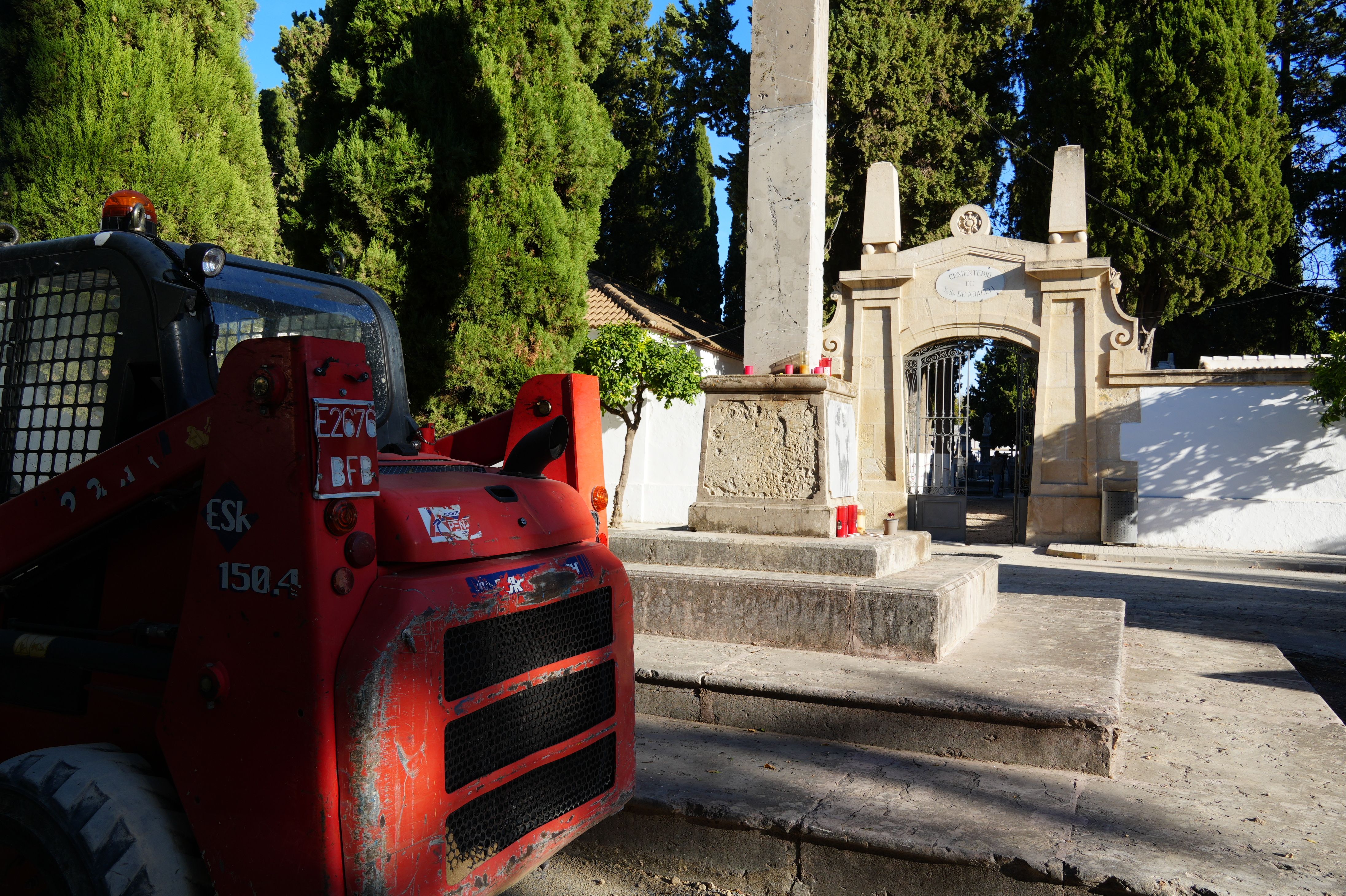 Obras en el Cementerio Municipal Virgen de Araceli