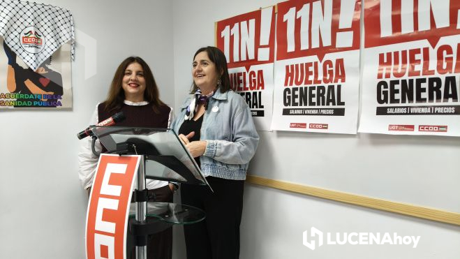 Un momento de la asamblea con delegados sindicales de empresas locales en la sede de CCOO