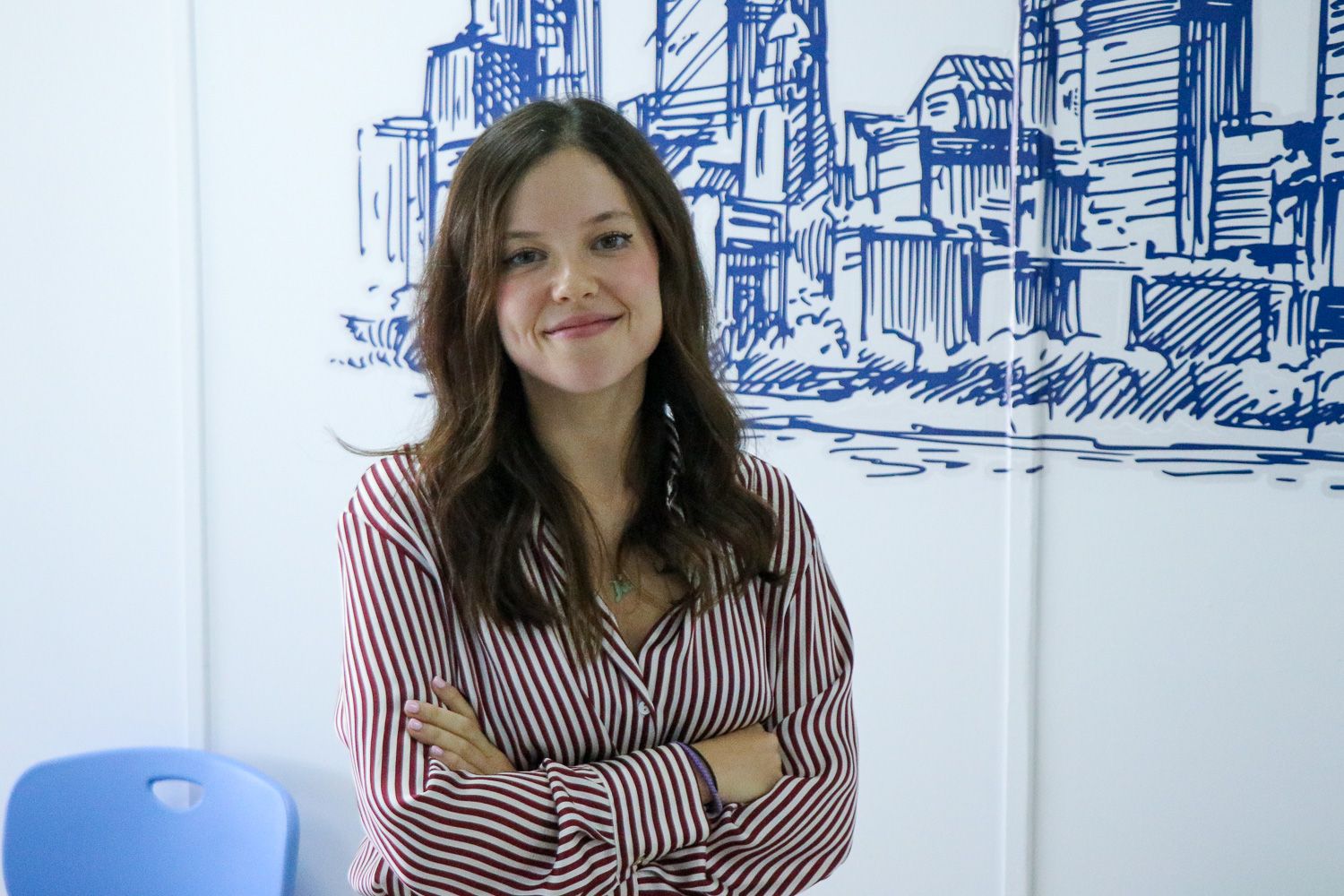 Teresa Márquez, directora de la Escuela Oficial de Idiomas durante su entrevista con LucenaHoy.