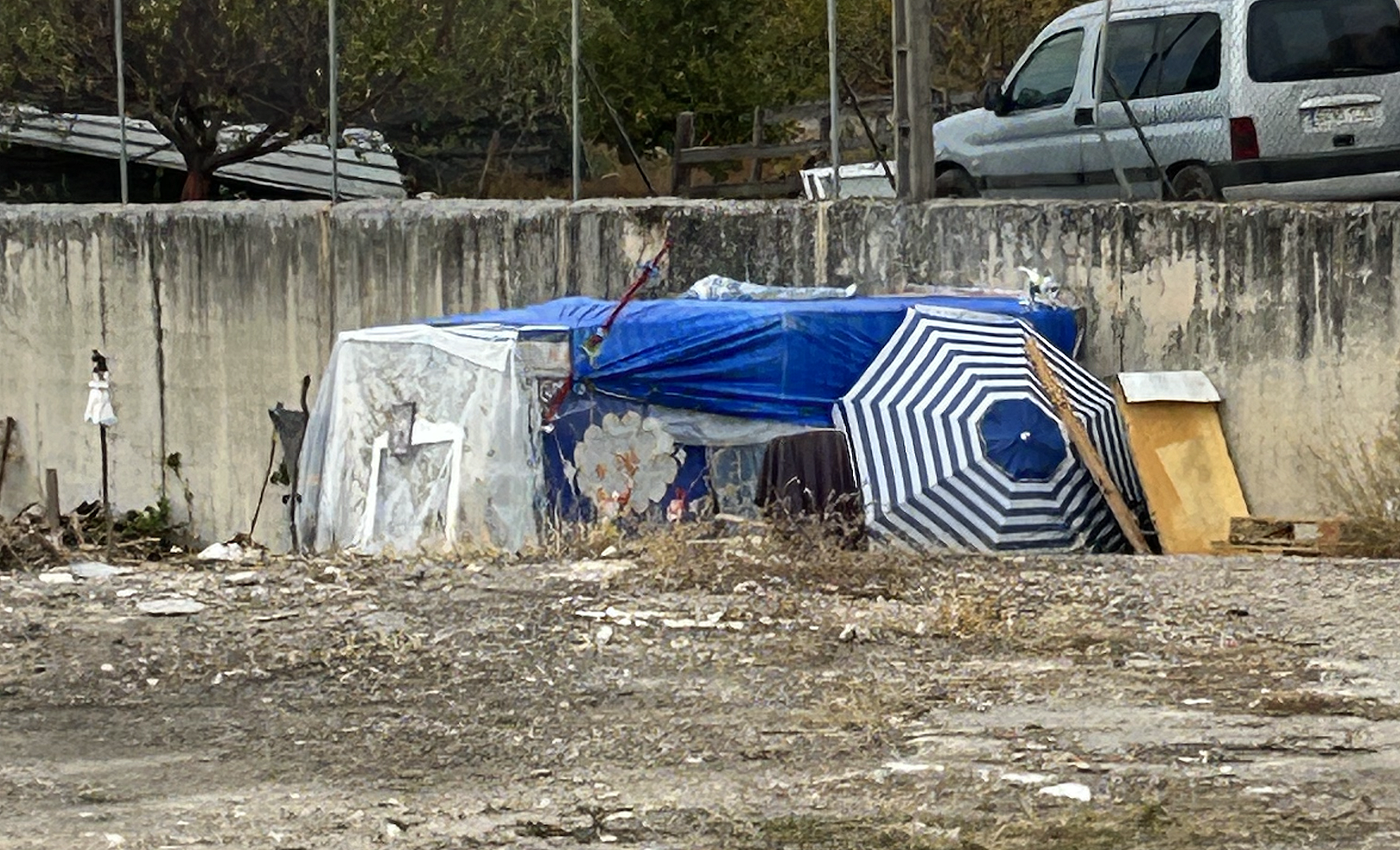 Asentamiento de inmigrantes en el entorno del recinto ferial