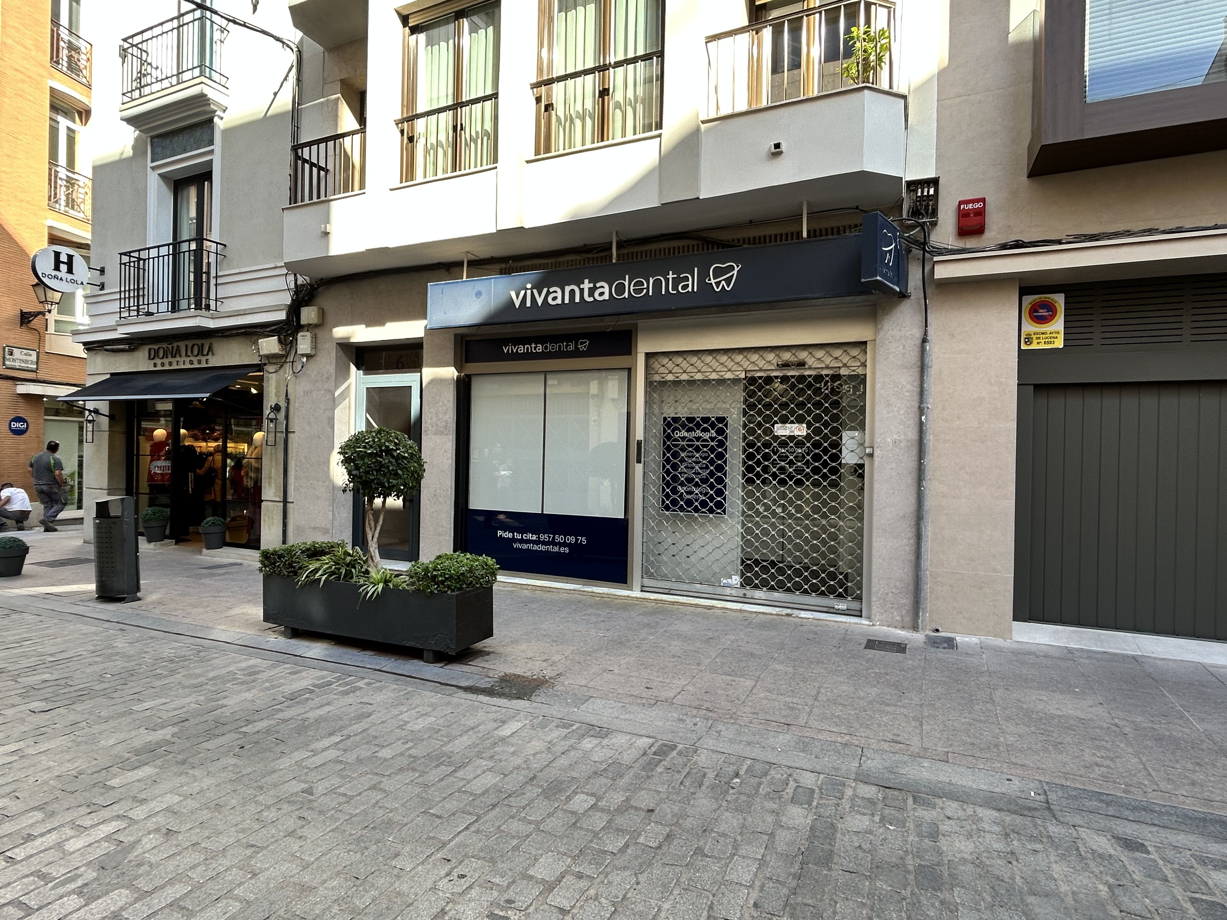 Clínica de Vivanta Dental en Lucena, actualmente cerrada
