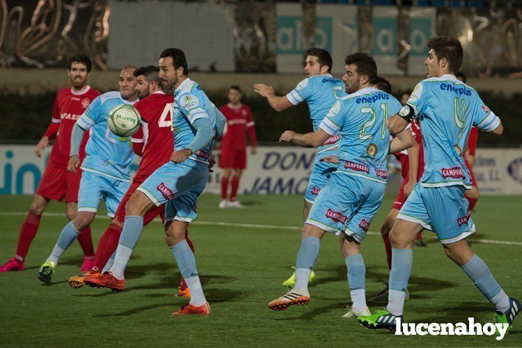  El Ciudad de Lucena registró la sexta derrota de la temporada. SERGIO RODRÍGUEZ 