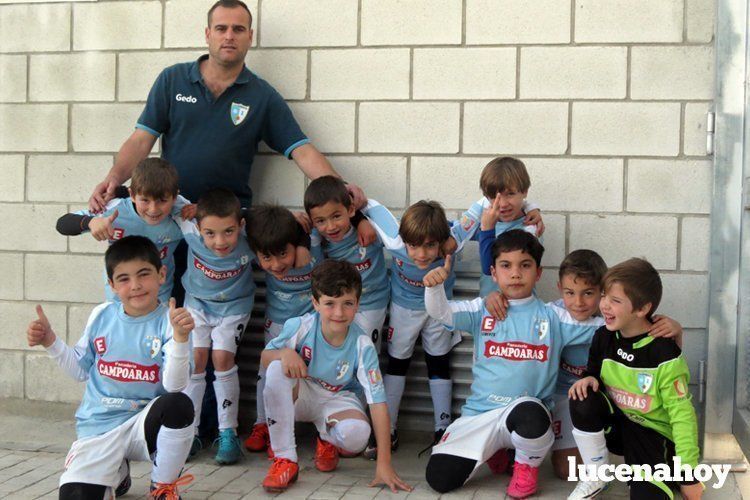  Equipo prebenjamín de la Fundación Lucena CF. ARCHIVO 