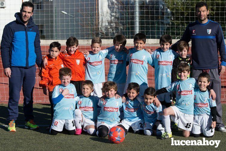  Plantilla y entrenadores del conjunto prebenjamín de la Fundación Lucena CF. SERGIO RODRÍGUEZ 