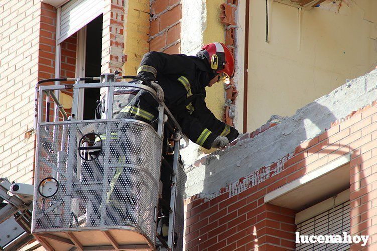 Galería: Explosión de gas en un piso de la calle Sevilla