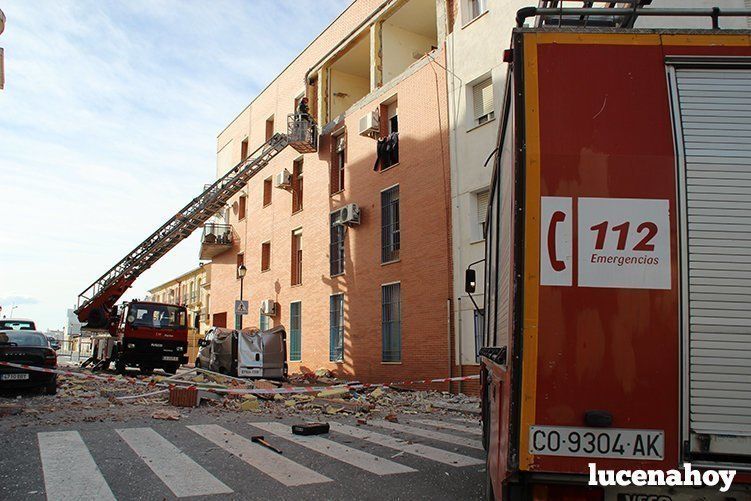 Galería: Explosión de gas en un piso de la calle Sevilla