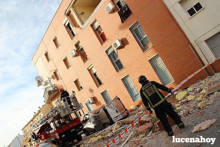 Galería: Explosión de gas en un piso de la calle Sevilla