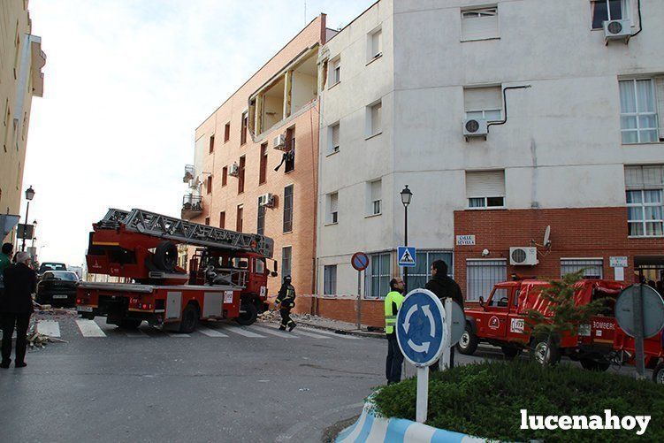 Galería: Explosión de gas en un piso de la calle Sevilla