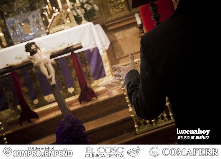 Galería: Gran participación de los manijeros de la Semana Santa en la Misa del Santero, celebrada en el Santuario de Aras