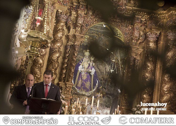 Galería: Gran participación de los manijeros de la Semana Santa en la Misa del Santero, celebrada en el Santuario de Aras