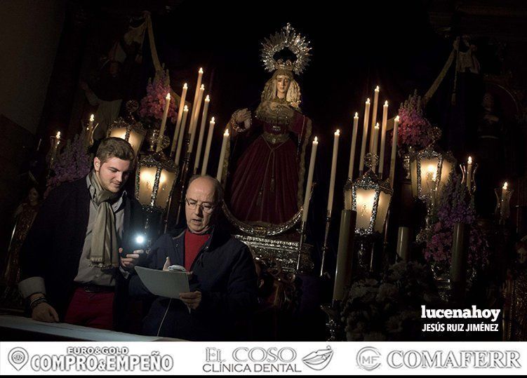 Galería: Solemne Vía Crucis  de Ntro. Padre Jesús Caído en la iglesia de Santiago