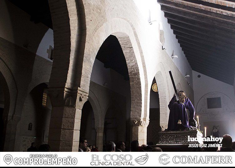 Galería: Solemne Vía Crucis  de Ntro. Padre Jesús Caído en la iglesia de Santiago