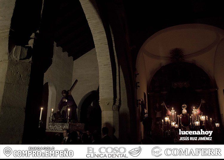 Galería: Solemne Vía Crucis  de Ntro. Padre Jesús Caído en la iglesia de Santiago