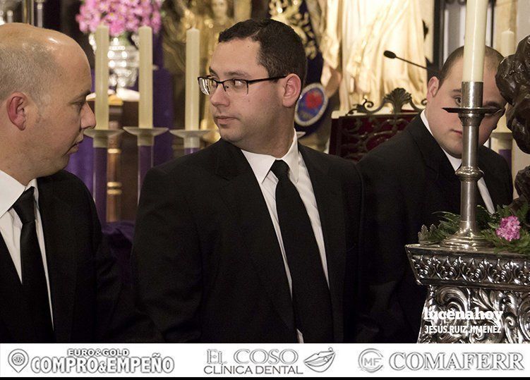 Galería: Solemne Vía Crucis  de Ntro. Padre Jesús Caído en la iglesia de Santiago