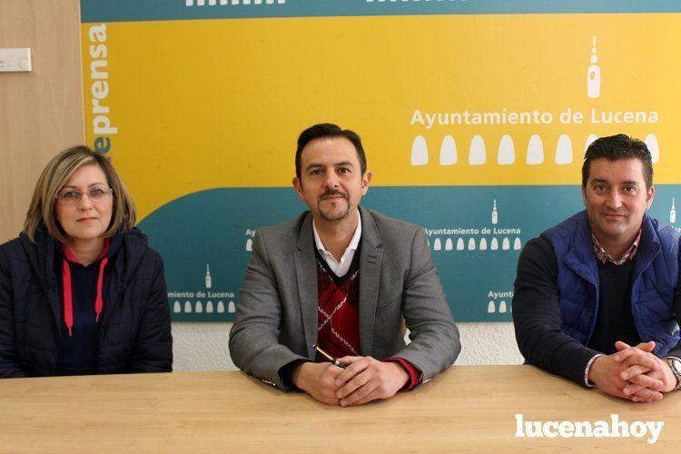  Mariceli Pérez, Manuel Lara y Manuel Jiménez. 