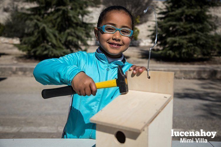 Galería: Haciendo cajas-nido en la estación para celebrar el Día del Árbol. Aún hay más actividades. Te lo contamos aquí.