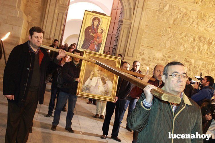 Galería: La Cruz de los Jóvenes visita Lucena por segunda vez, siendo recibida por los niños de catequesis y la Agrupación de Cofradías Galería: La Cruz de los Jóvenes visita Lucena por segunda vez, siendo recibida por los niños de catequesis y la Agrupación de Cofradías