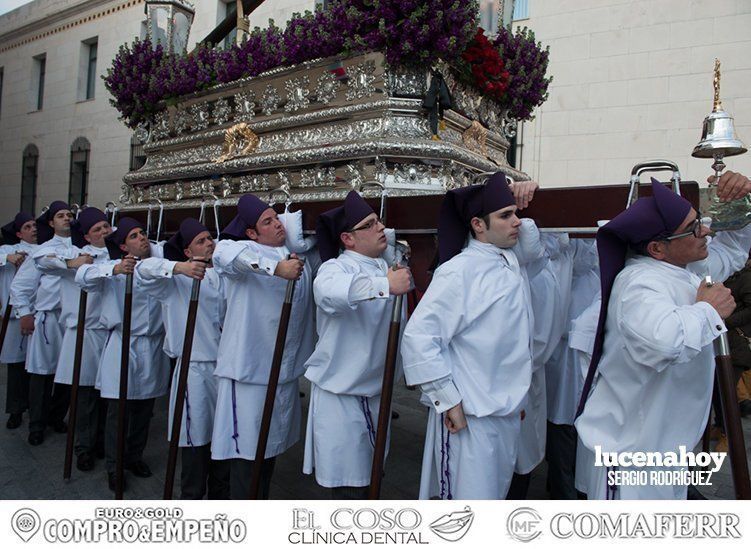 Galería: El Nazareno del Valle y la Amargura parten de San Mateo para llenar el Miércoles Santo lucentino