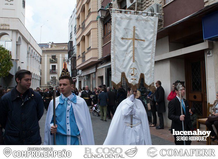 Galería: La cofradía de la Resurrección y Ángeles pone broche final a una Semana Santa de amargo regusto